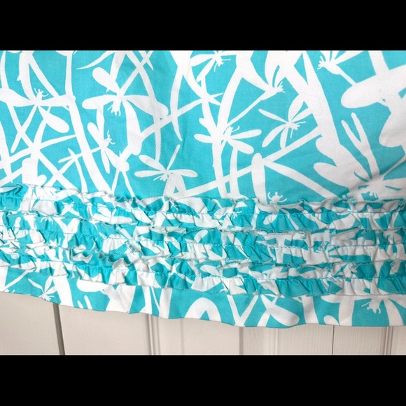 LILLY PULITZER Magnolia Skort Skirt Light My Fire Dragonfly Print Shorely Blue - Picture 7 of 12